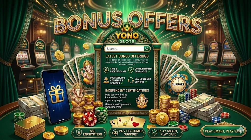 Bonus offers Yono slots