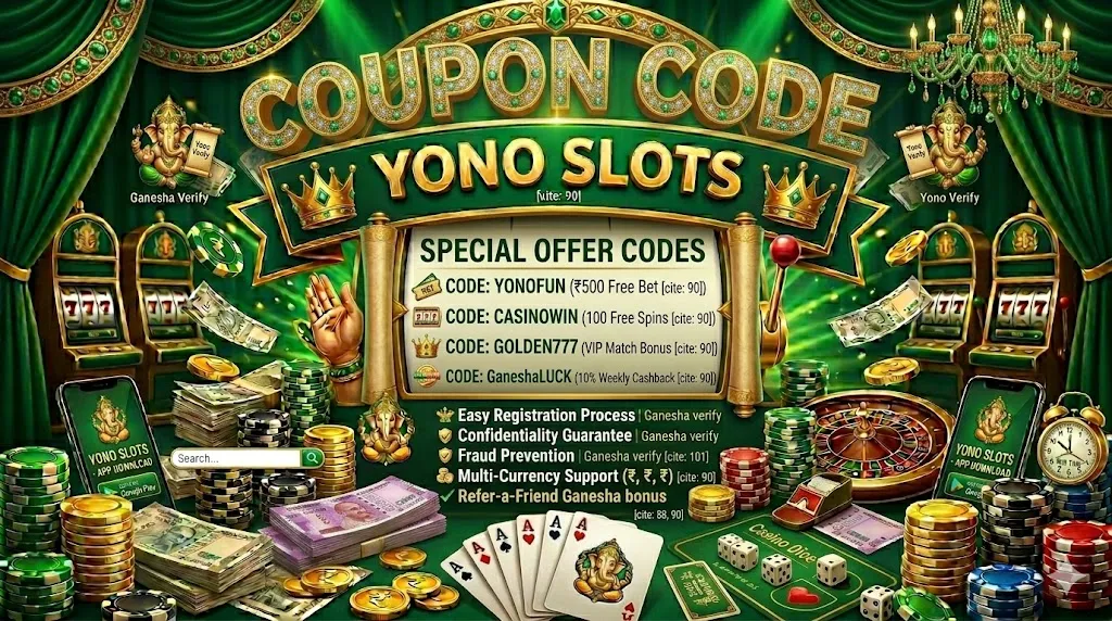Coupon code Yono slots