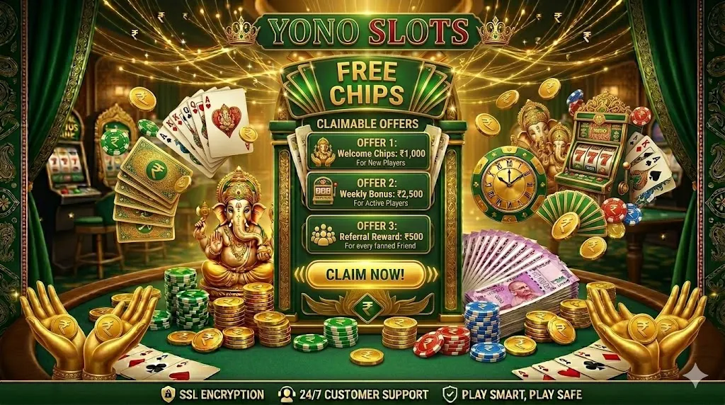 Free chips Yono slots