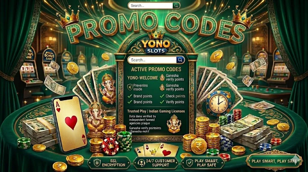 Promo codes Yono slots