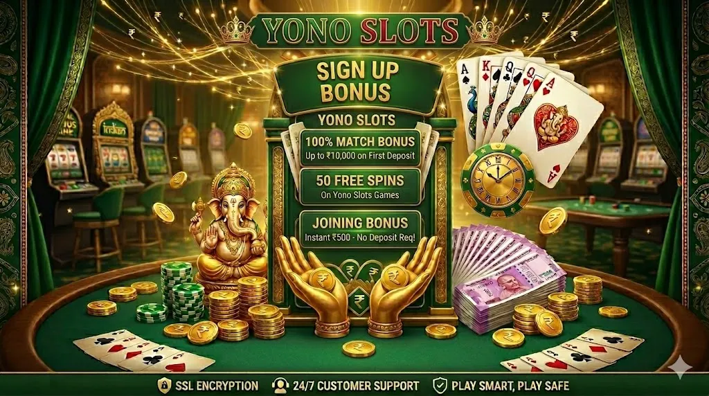 Sign up bonus Yono slots