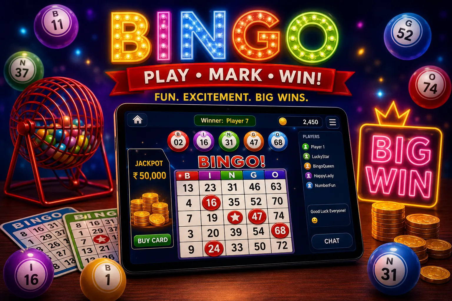 Yono slots Bingo